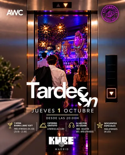 Tardeo On, Afterwork Kube