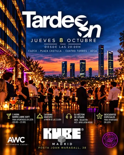 TARDEO ON - Afterwork Kube